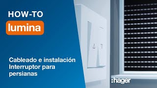 Parte 5  Cableado e instalación del interruptor de persiana [upl. by Aym29]