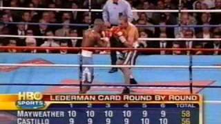 Floyd Mayweather Jr vs Jose Luis Castillo II Pt3 [upl. by Hanforrd]