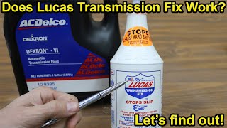 Does Lucas Transmission Fix Work Lets find out [upl. by Akcirahs]