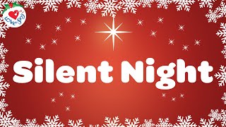 Silent Night with Lyrics 🎄 Christmas Songs and Carols [upl. by Adirf]