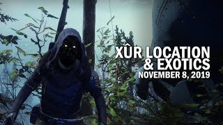 Xur Location amp Exotics 11819  November 8 2019 Destiny 2 [upl. by Atteval907]