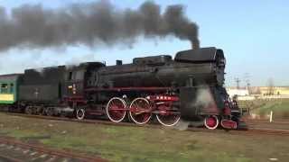 Ol4959 Włoszakowicze Parallelfahrt last steamweekend in Wolsztyn 2932014 [upl. by Donelu]