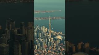 Bird eye view of the beautiful Toronto cntower toronto canada [upl. by Ettezel136]