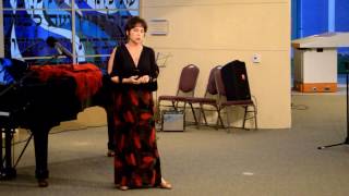 Ahdda Shur mezzosoprano sings quotACERBA VOLUTTAquot Live 2014 [upl. by Kara]