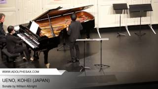 Dinant 2014  Ueno Kohei  Sonate by William Albright [upl. by Eluj132]