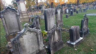 COMO ES UN CEMENTERIO ANTIGUO DE 1800 EN LOS ESTADOS UNIDOSurbex lugaresabandonadoshistoria [upl. by Valenza40]