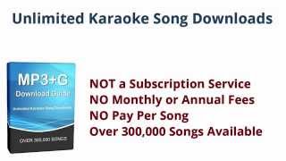 Download Karaoke Songs  Unlimited MP3G File Downloads [upl. by Mor]