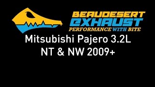 Beaudesert Exhausts Mitsubishi Pajero 32L NTNW [upl. by Rayford]