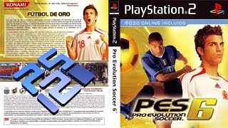 PES 6 Pro Evolution Soccer 6  PS2 ISO PCSX2 [upl. by Nazay]