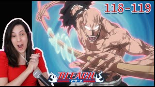 BANKAI Madarame Ikakku Bleach Episode 118 amp 119 Reaction [upl. by Aldwin2]