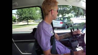 C5 C6 Quadriplegic Driving With EMC Equpiment [upl. by Sarson]