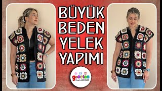 BÜYÜK BEDEN YELEK YAPIMI [upl. by Orimisac]