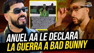 ANUEL AA LE DECLARA A GUERRA A BAD BUNNY OTRA VEZ [upl. by Nairdad411]