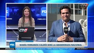 María Fernanda Valdés es la abanderada de Chile para Cochabamba 2018 [upl. by Ellerehc492]