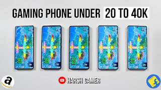 Top 7 Best Gaming Phone Under 20000 to 40000  Beast in BGMI 🔥 [upl. by Nimad]