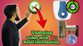 Geyser Unboxing Video 💯 Really information by KiffayatJaffriSpeaks [upl. by Hegyera359]