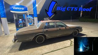 INSTALLED THE CTS PANORAMIC SUNROOF IN MY 1985 BOX CHEVY IMPALA ⚠️part 1 [upl. by Hillman151]