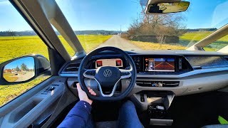 NEW Volkswagen Multivan T7 Plugin Hybrid 7Seats 2022 Test Drive POV [upl. by Aurelia]