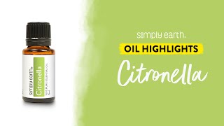 Benefits of Citronella Essential Oil [upl. by Yatnahs]