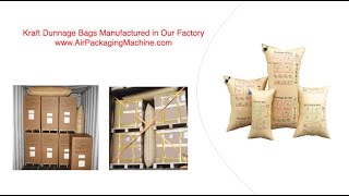 Kraft Dunnage Bags Manufactured in Our Factory [upl. by Saref471]