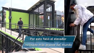 Cacomixtle electrocutado provoca falla en elevador inclinado de Á Obregón [upl. by Ecertak]