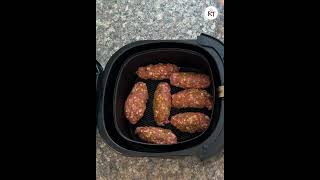 Air Fryer Lamb Kofta Kebabs shorts [upl. by Ausoj655]