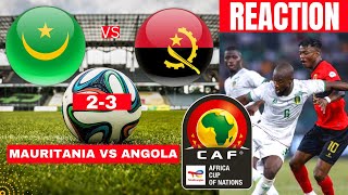 Mauritania vs Angola 23 Live Stream Africa Cup of Nations AFCON Football Match Score Highlights [upl. by Abebi846]