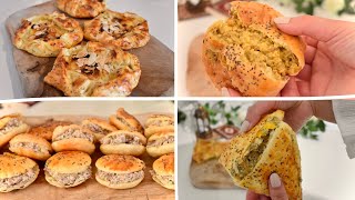 4 Recettes avec de la Pâte Feuilletée très Facile et Rapide 😋 Recette salée express [upl. by Ahtiuqal]