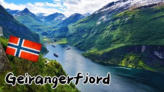 Geirangerfjord  Norwegia walking tour Norway [upl. by Merl479]