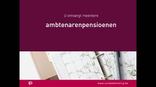 U ontvangt meerdere ambtenarenpensioenen [upl. by Brodsky]