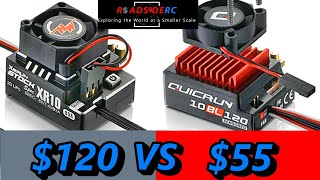 Which RC Drift ESC Is Right For You Hobbywing XR10 Stock Spec vs Quicrun 10BL120 [upl. by Barby]