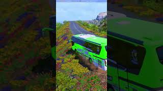 Because of the horn the bus almost fell into a ravine  Euro Truck Simulator 2  ets2 ets2scania [upl. by Elbart561]