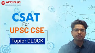 CLOCK CSAT FOR UPSC CSE  APTI PLUS [upl. by Kalinda]