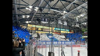 ERC Ingolstadt vs AEV Stimmung nach dem Derbysieg am 30122022 [upl. by Adnale]