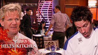 Chef Ramsay Gets OUTRAGED As Guests Start WALKING OUT  Hell’s Kitchen [upl. by Raamaj]