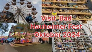 Visiting Oktober Fun Fest 2024 in Bad Nauheim Germany 2 bis 8 Oktober [upl. by Tillfourd]