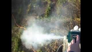 Smoke machine with 20 glycerine in distilled water [upl. by Elyr730]