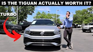 2022 VW Tiguan SE RLine Black Is The Tiguan Worth Buying [upl. by Niatsirk]