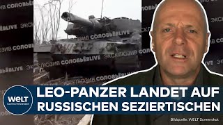 UKRAINEKRIEG LeopardPanzer gerät in Russlands Hände – Das ist nun das Ziel von Putins Truppen [upl. by Gaylene]