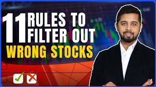 11 rules to “avoid” investment in quotwrong stocksquot  Fundamental Analysis of stocks [upl. by Halle]