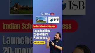 ISB New Program Now Accepting CAT Score 20Month PGP for Young Leaders isb cat2024 pgpm [upl. by Narbig]