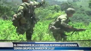 El Comandante de la V Brigada del Ejército informó sobre acciones militares realizadas [upl. by Eiltan]