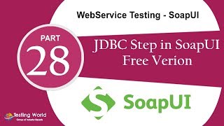 WebService Testing SoapUI Tut20 Database Testing using Soapui Certification 918743913121100 [upl. by Bolten869]