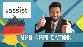 Uniassist  VPD Application step by step process All Documents  Study in Germany Masteringermany [upl. by Alyahsat]