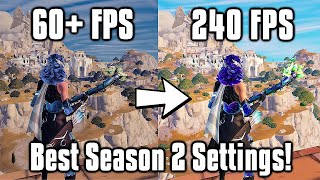 Fortnite Season 2 Settings Guide  FPS Boost Colorblind Modes amp More [upl. by Ahsla25]