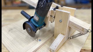 Amazing DIY Woodworking Circular Saw Technique [upl. by Ocsirf]