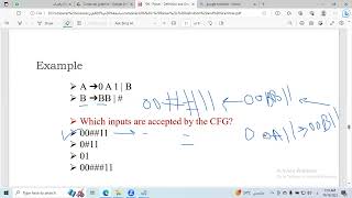 14  lec6 Context free grammar derivation شرح مبسط [upl. by Hoashis]