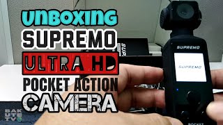 UNBOXING  Supremo Ultra HD Pocket Action Camera  BakuteTV🌏 [upl. by Aniat]