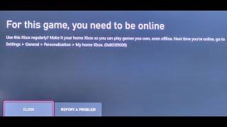 Fix Error Code 0x803f9008 For This Game You Need To Be Online On Xbox Console Xbox Series XS [upl. by Amsirahc]