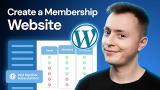 How to EASILY Create a Membership Website With WordPress 2024 [upl. by Ahidam]